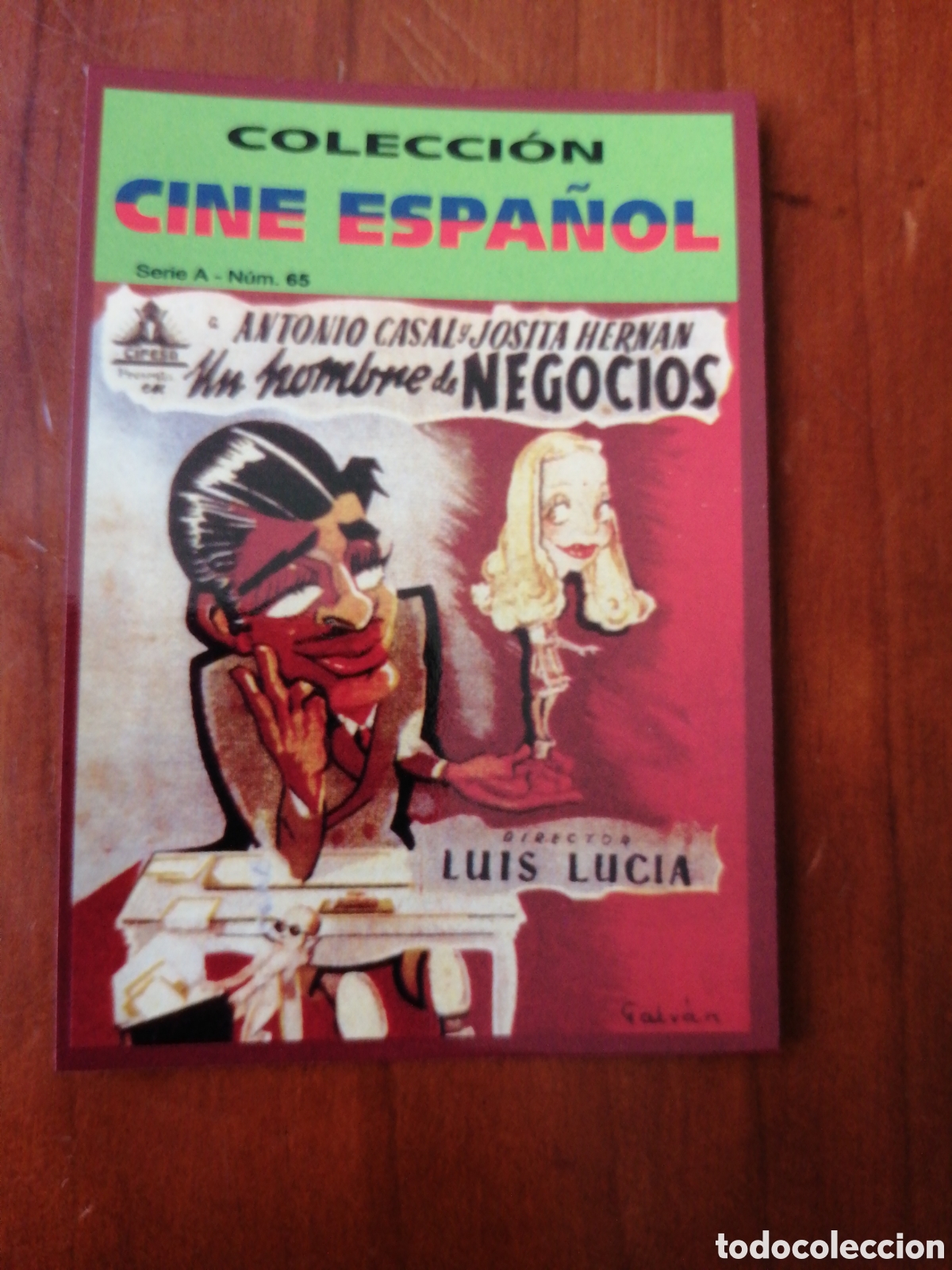 Colecionismo Calend&aacute;rios: CALENDARIO 2009 COLECCION CINE ESPA&Ntilde;OL SERIE A N &ordm; 65 UN HOMBRE DE NEGOCIOS