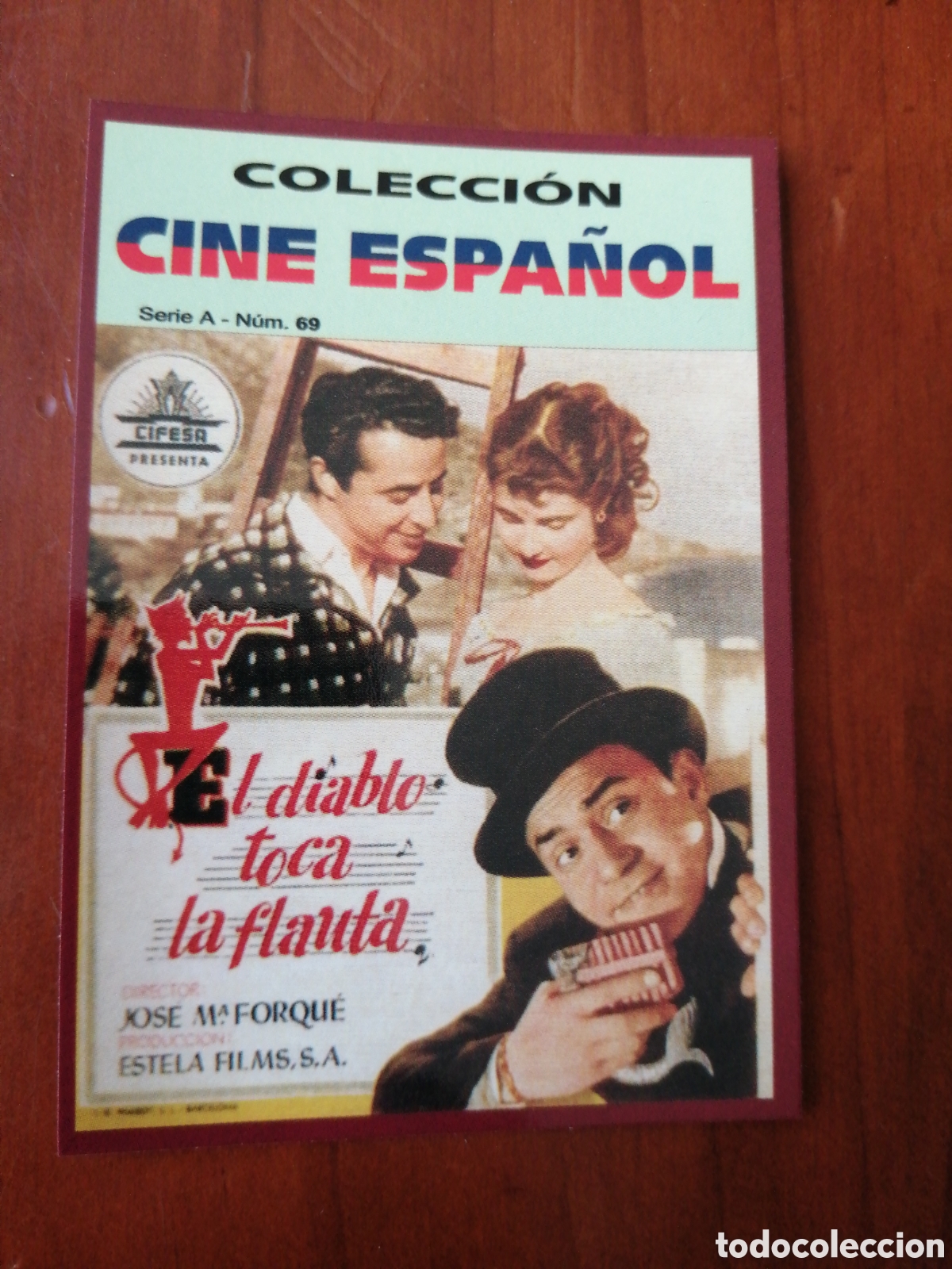 Collectables Calendars: CALENDARIO 2009 COLECCION CINE ESPA&Ntilde;OL SERIE A N &ordm; 69 EL DIABLO TOCA LA FLAUTA