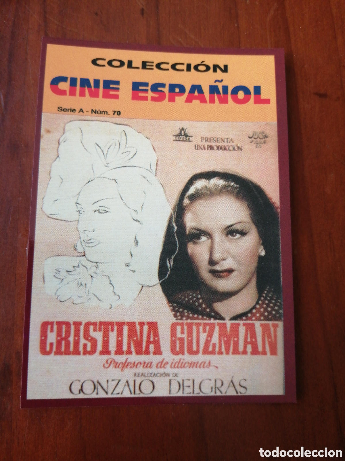 Colecionismo Calend&aacute;rios: CALENDARIO 2009 COLECCION CINE ESPA&Ntilde;OL SERIE A N &ordm; 70 CRISTINA GUZMAN