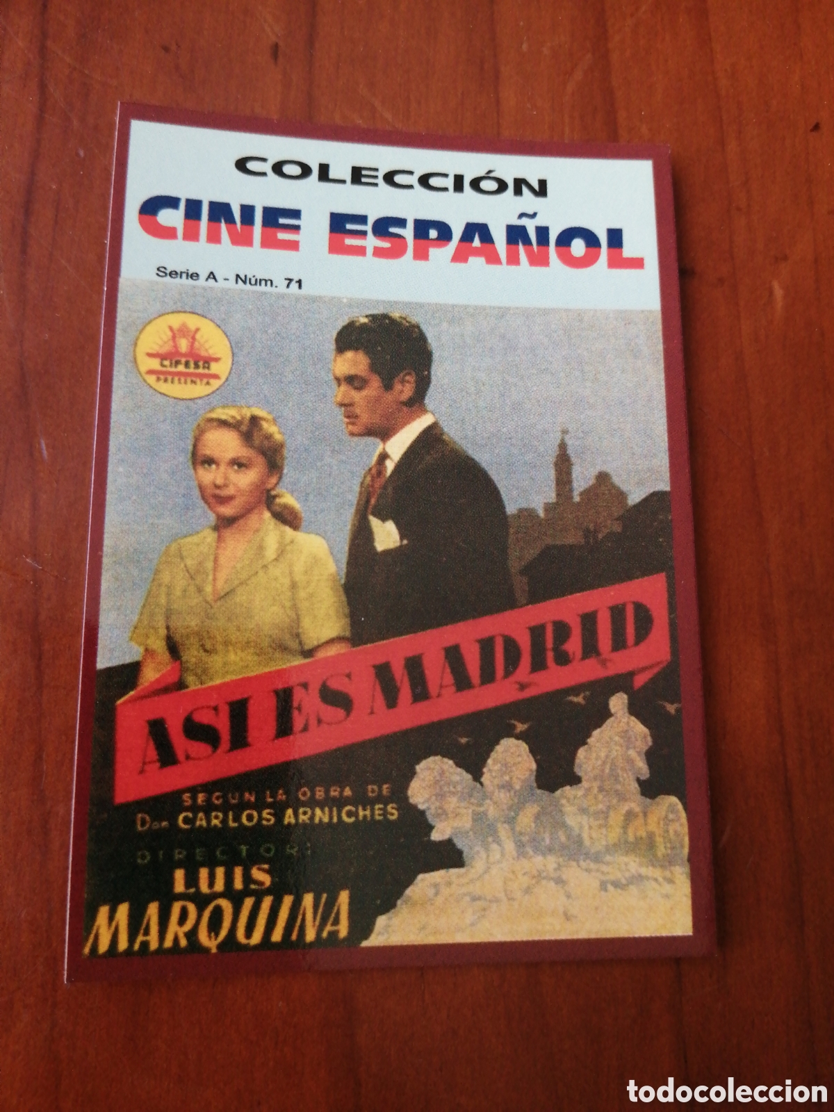 Collectionnisme Calendriers: CALENDARIO 2009 COLECCION CINE ESPA&Ntilde;OL SERIE A N &ordm; 71 ASI ES MADRID