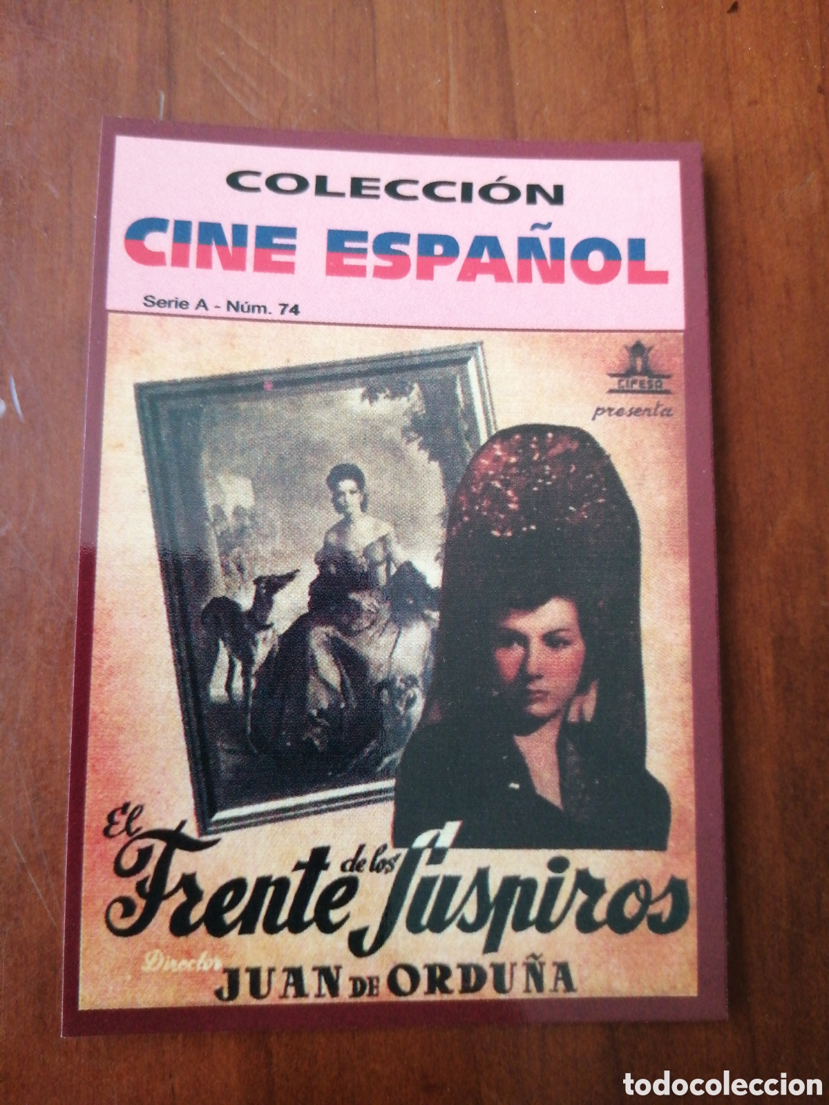 Coleccionismo Calendarios: CALENDARIO 2009 COLECCION CINE ESPA&Ntilde;OL SERIE A N &ordm; 74 EL FRENTE DE LOS SUSPIROS