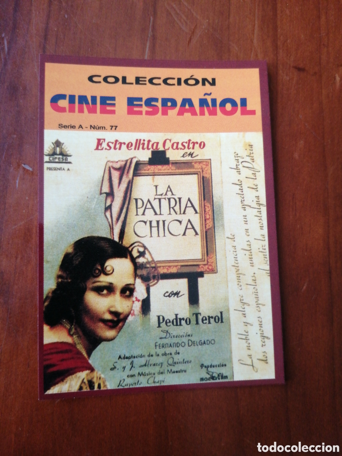 Sammeln von Kalendern: CALENDARIO 2009 COLECCION CINE ESPA&Ntilde;OL SERIE A N &ordm; 77 LA PATRIA CHICA