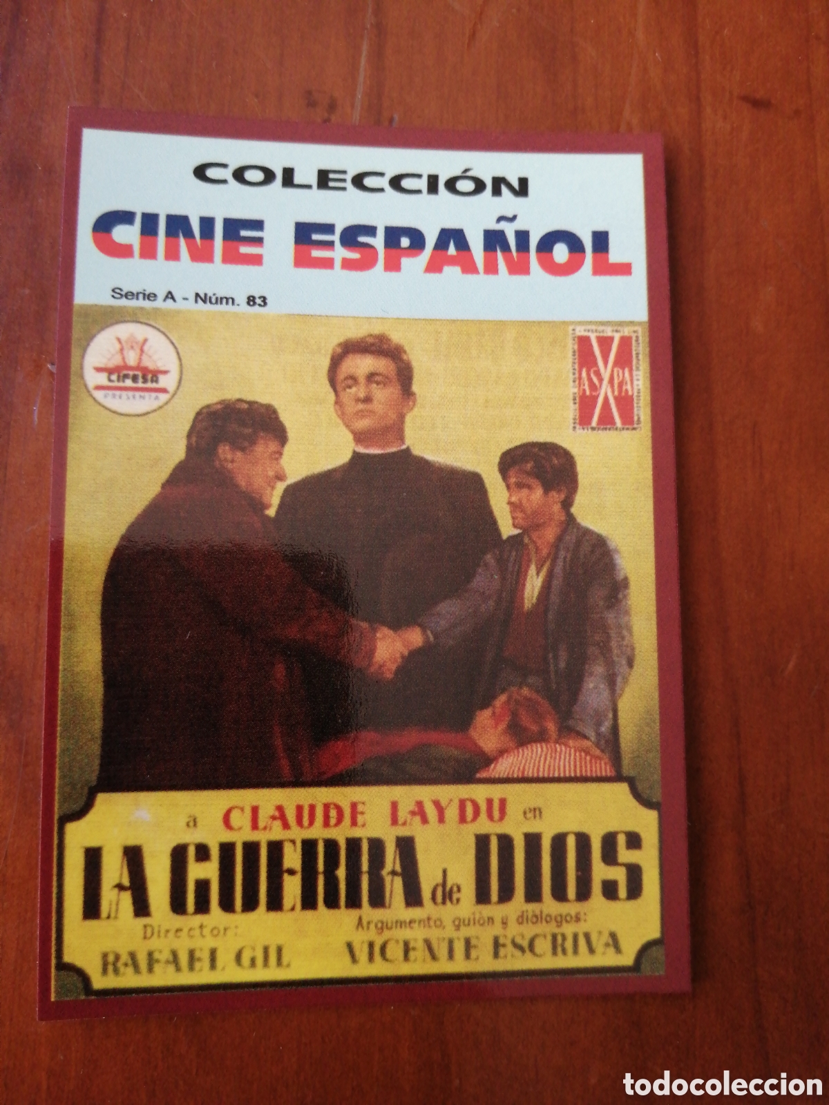 Coleccionismo Calendarios: CALENDARIO 2009 COLECCION CINE ESPA&Ntilde;OL SERIE A N &ordm; 83 LA GUERRA DE DIOS