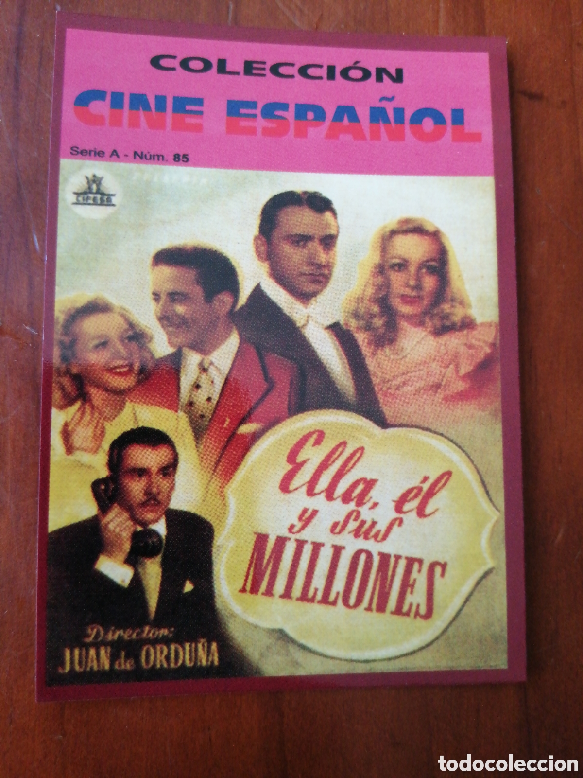 Collectables Calendars: CALENDARIO 2009 COLECCION CINE ESPA&Ntilde;OL SERIE A N &ordm; 85 ELLA , EL Y SUS MILLONES