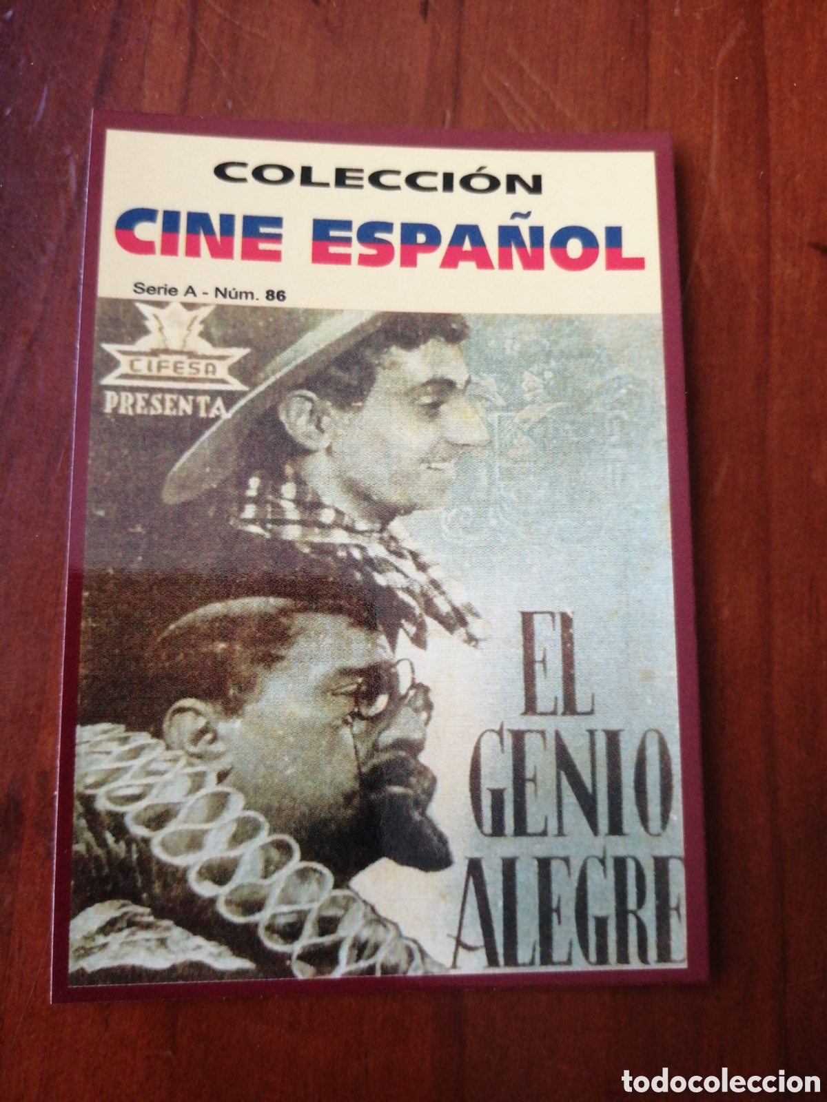 Collectables Calendars: CALENDARIO 2009 COLECCION CINE ESPA&Ntilde;OL SERIE A N &ordm; 86 EL GENIO ALEGRE
