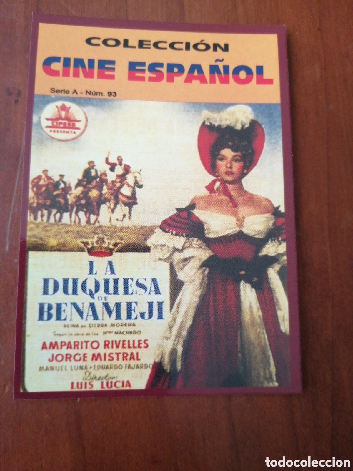 Coleccionismo Calendarios: CALENDARIO 2009 COLECCION CINE ESPA&Ntilde;OL SERIE A N &ordm; 93 LA DUQUESA DE BENAMEJI