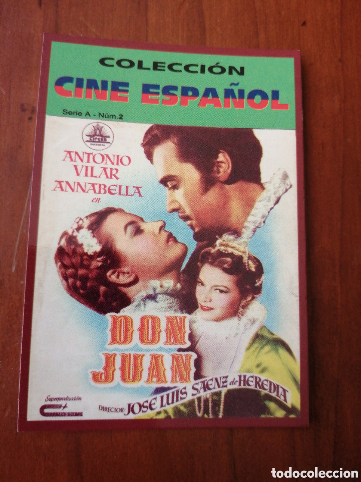 Collectables Calendars: CALENDARIO 2009 COLECCION CINE ESPA&Ntilde;OL SERIE A N &ordm; 2 DON JUAN