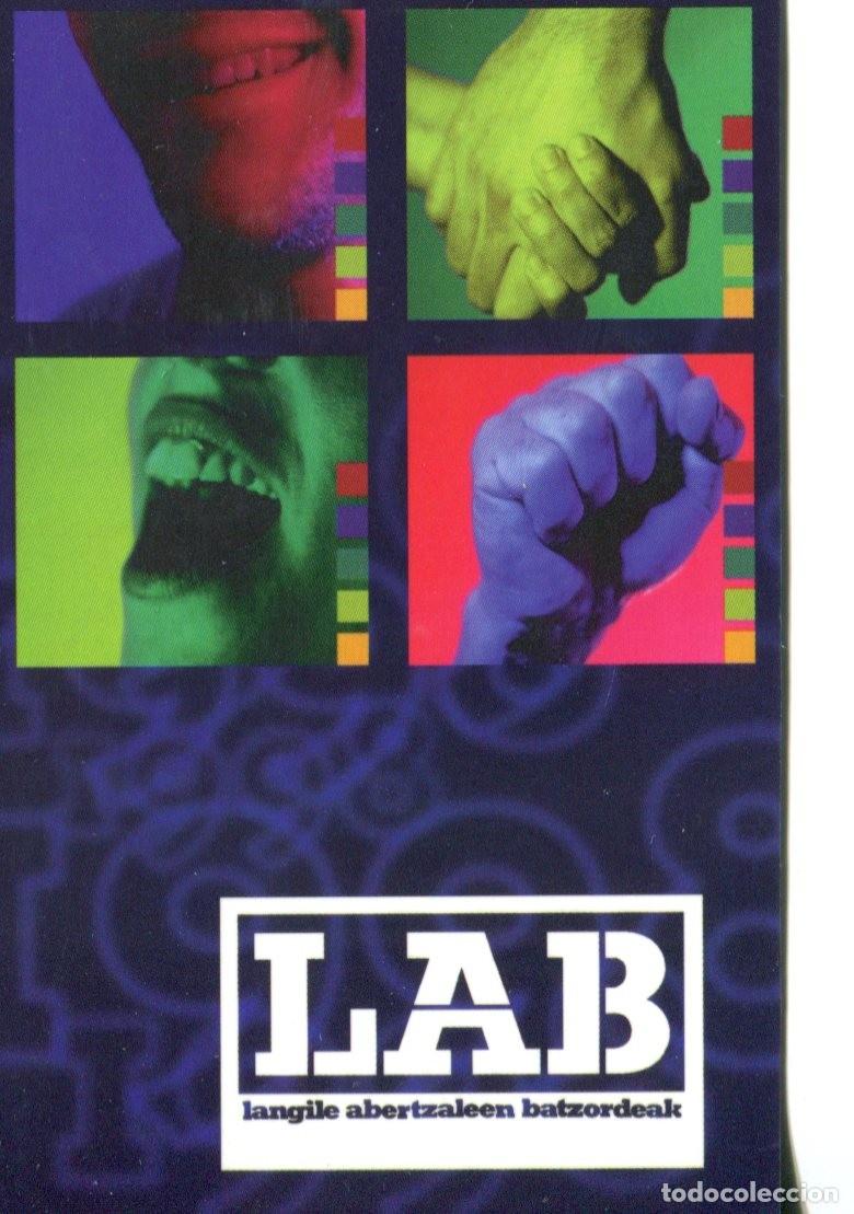 Colecionismo Calend&aacute;rios: CALENDARIO BOLSILLO POLITICO SINDICAL. VASCO (LAB) 1998