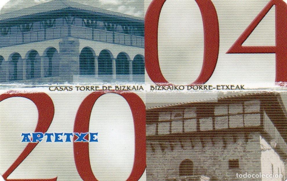 Coleccionismo Calendarios: Calendario de Publicidad 2004 - ARTETXE
