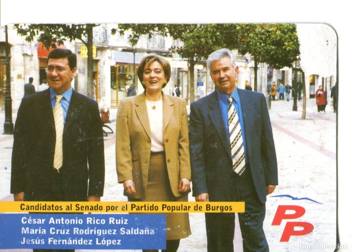 Collezionismo Calendari: Calendario Politico PP - Partido Popular - Burgos. A&ntilde;o 2000