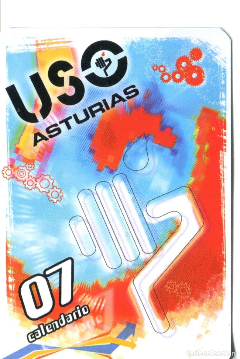 Coleccionismo calendarios: CALENDARIO SINDICATO USO ASTURIAS A&Ntilde;O 2007