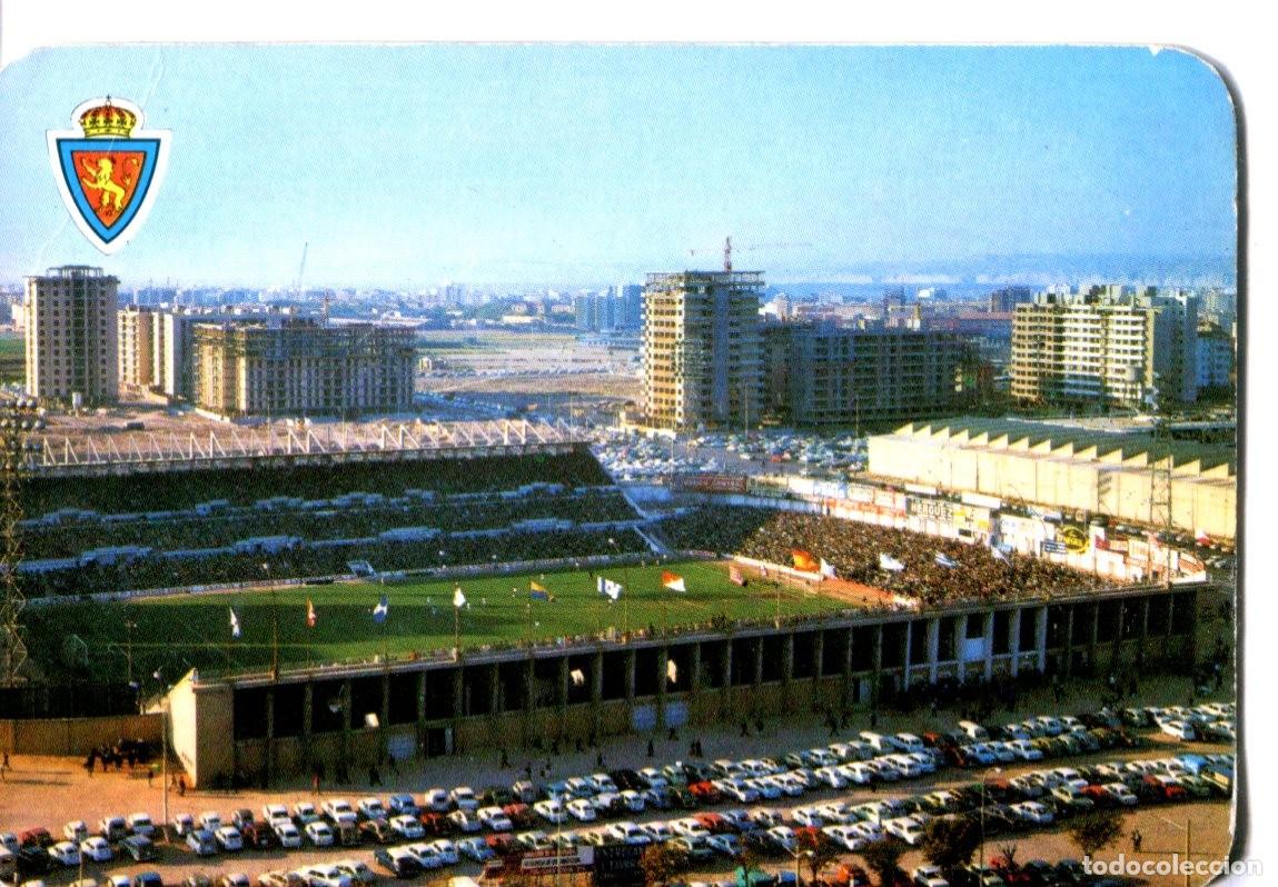 Coleccionismo calendarios: CALENDARIO DE BOLSILLO - Estadio Futbol La Romareda - Zaragoza - 1975