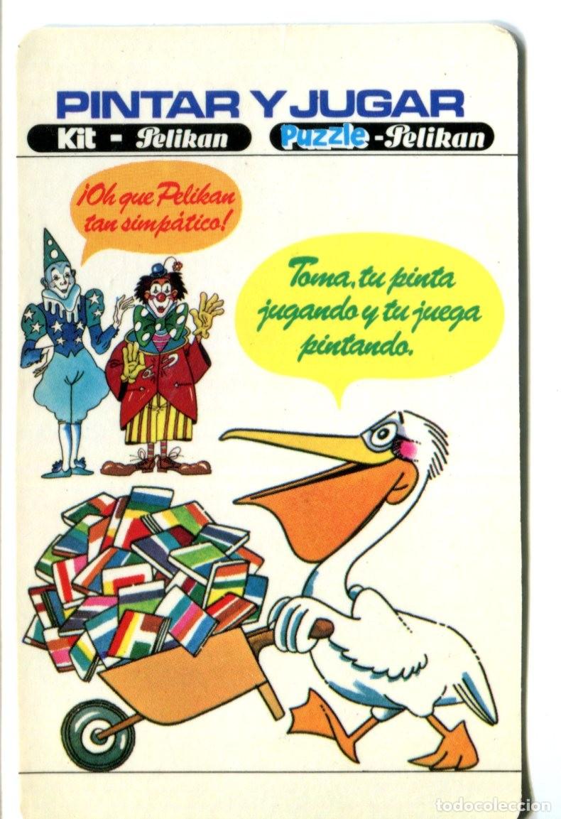 Coleccionismo Calendarios: Calendario bolsillo - PELIKAN - PINTAR Y JUGAR - A&ntilde;o 1980