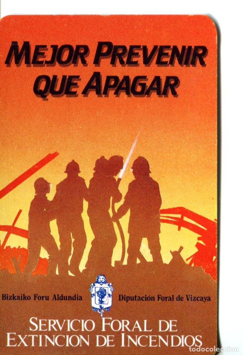 Collezionismo Calendari: BOMBEROS - CALENDARIO BOLSILLO 1985 (DIPUTACION FORAL BIZKAIA. SERVICIO FORAL EXTINCION INCENDIOS)