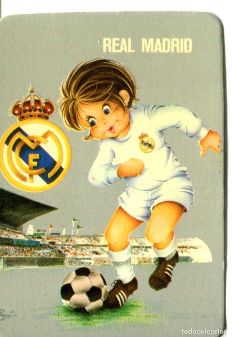 Coleccionismo calendarios: calendario de serie de futbol del Real Madrid a&ntilde;o 1977