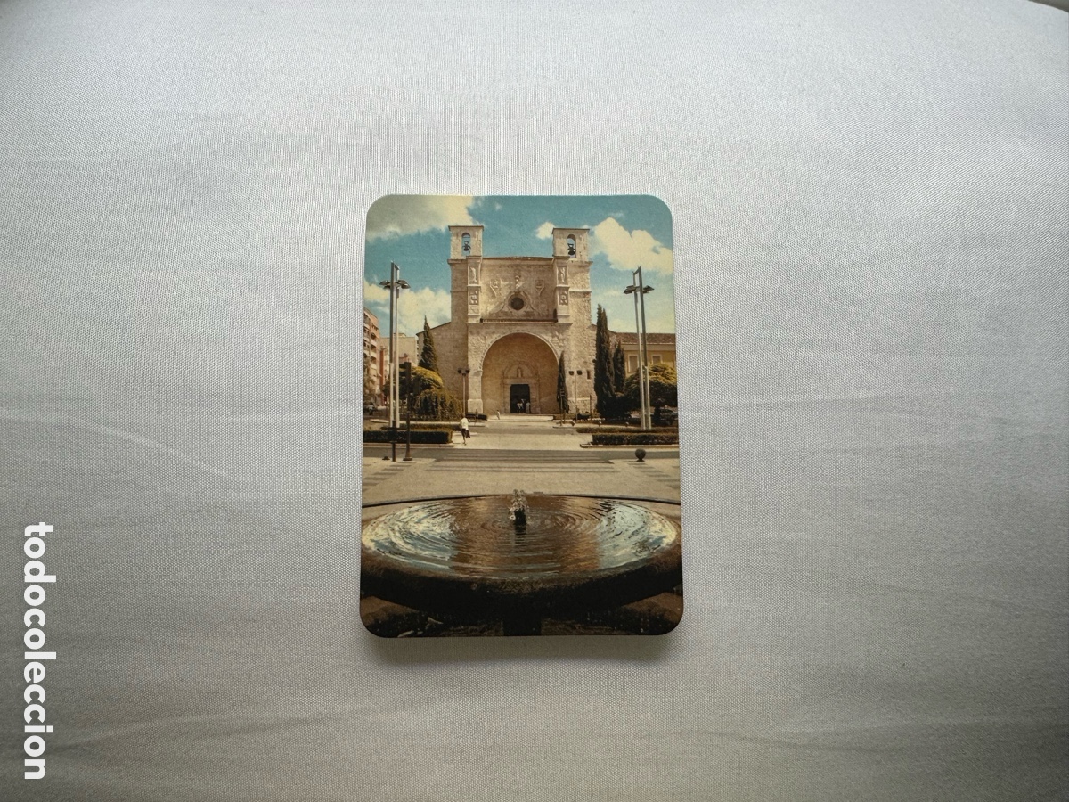 Coleccionismo calendarios: Calendario plaza e iglesia de san Gin&eacute;s en Guadalajara