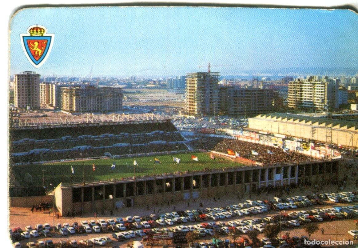 Coleccionismo calendarios: CALENDARIO DE FUTBOL. CAMPO FUTBOL LA ROMAREDA. REAL ZARAGOZA A&Ntilde;O 1975. VER FOTO ADICIONAL