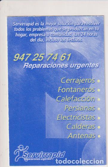 Coleccionismo calendarios: Calendario Servirrapid 2001 - Foto 1