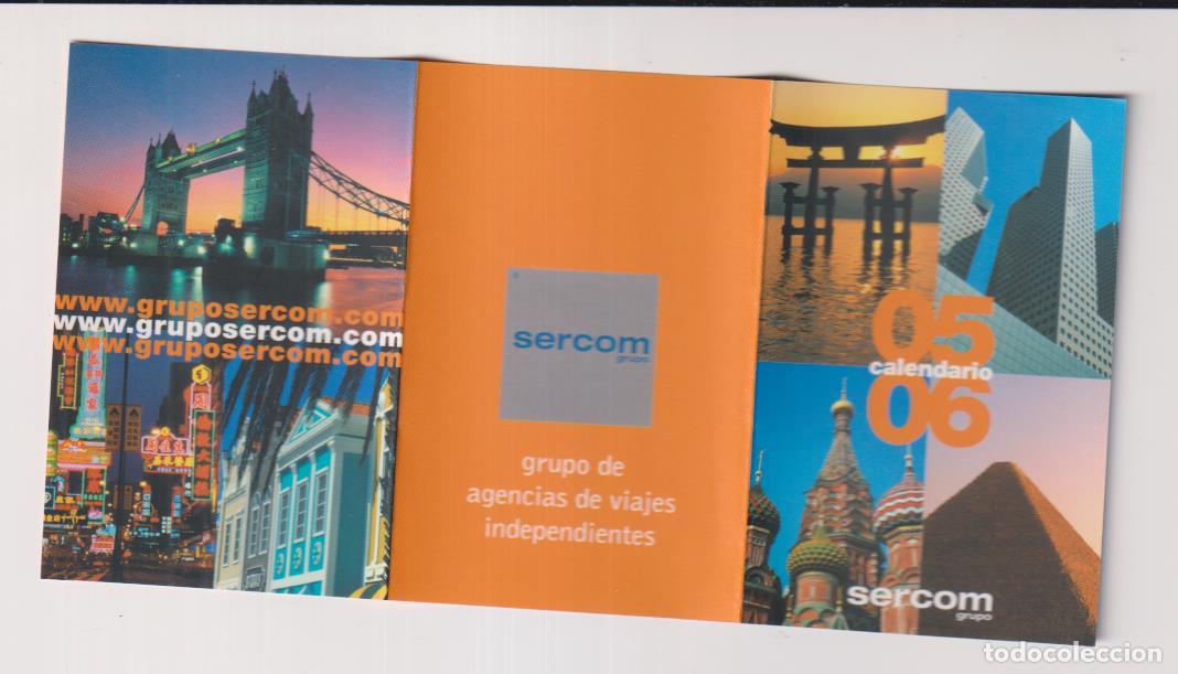 Coleccionismo calendarios: Calendario 2005-2006 (tr&iacute;ptico) Sercom - Foto 1