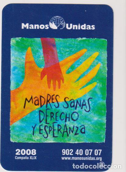 Coleccionismo Calendarios: calendario 2008 manos unidas