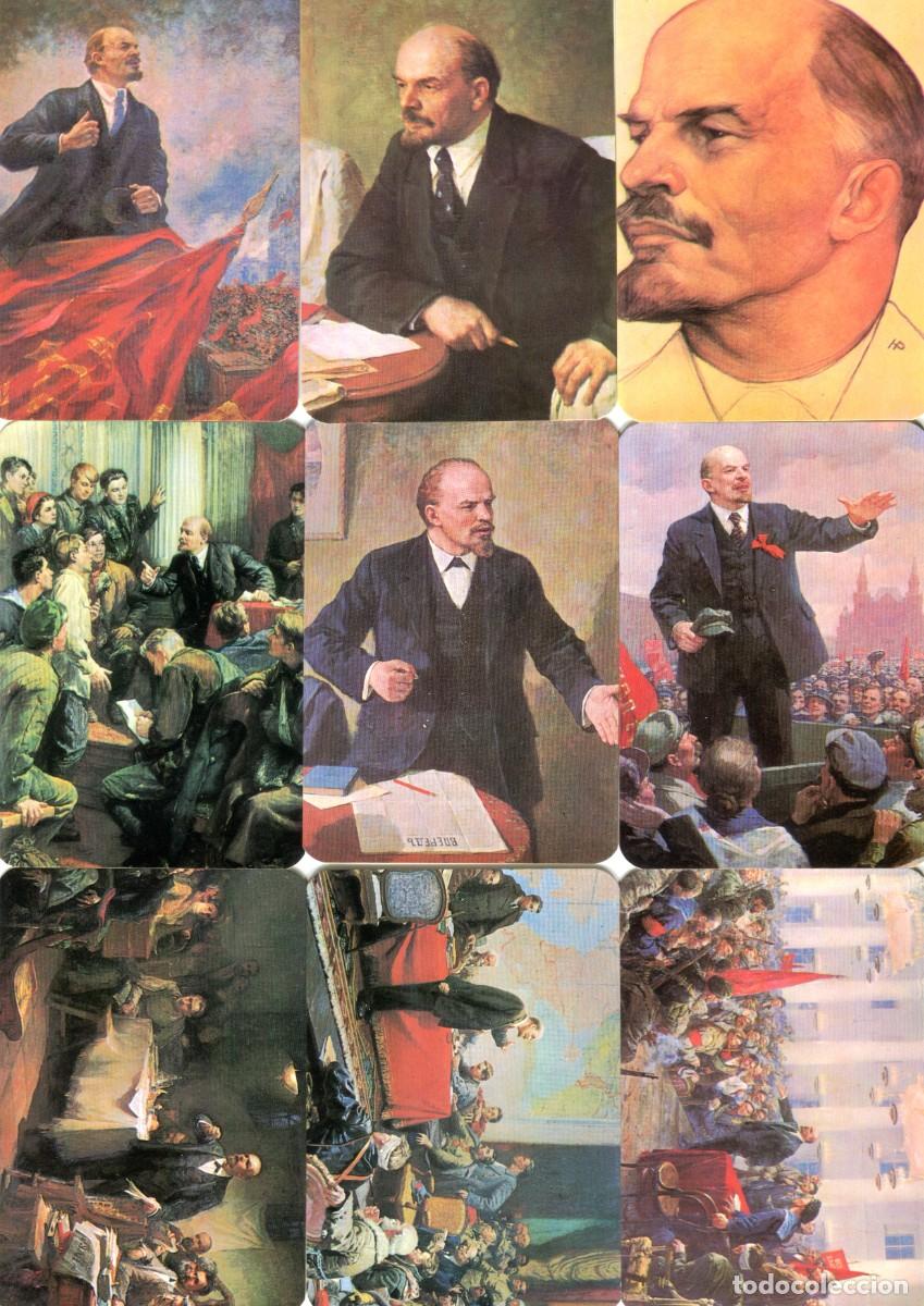 Coleccionismo calendarios: 9 CALENDARIOS DIFERENTES DE LENIN 1986 PORTUGAL VER FOTO