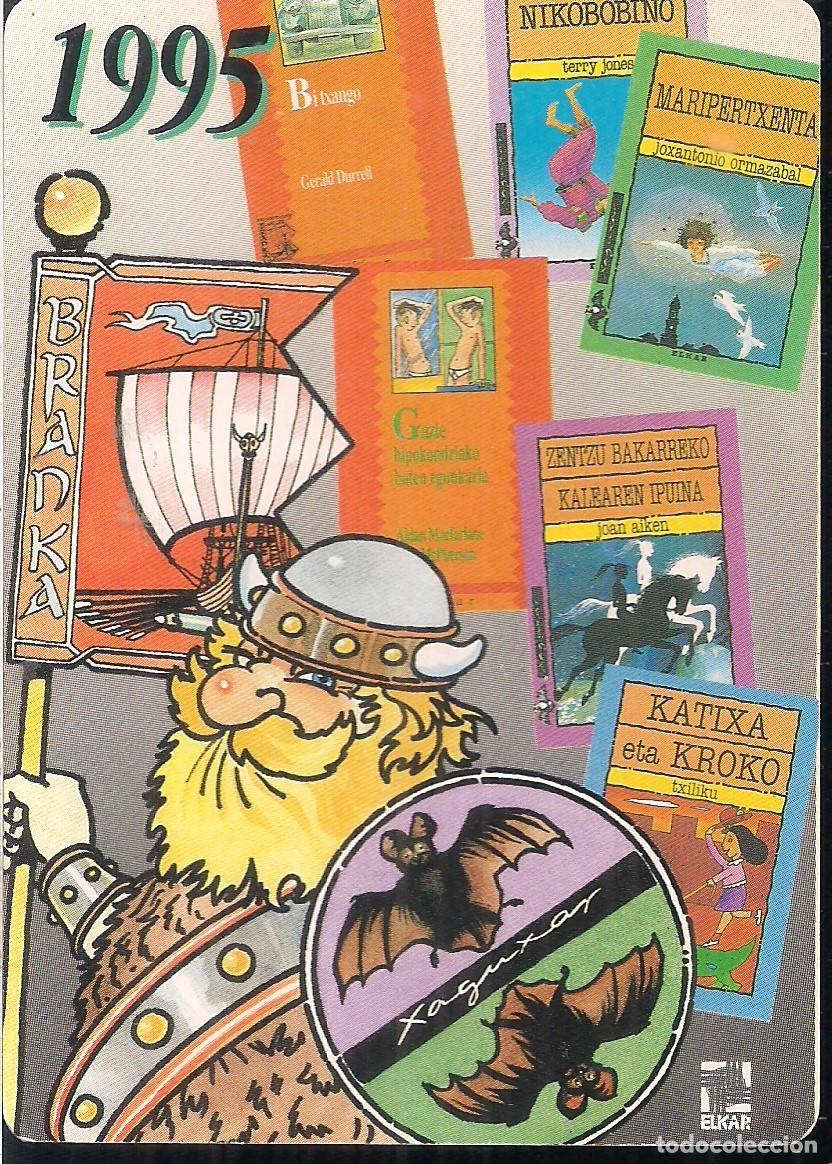 Coleccionismo calendarios: CALENDARIO BOLSILLO 1995 ELKAR - Foto 1