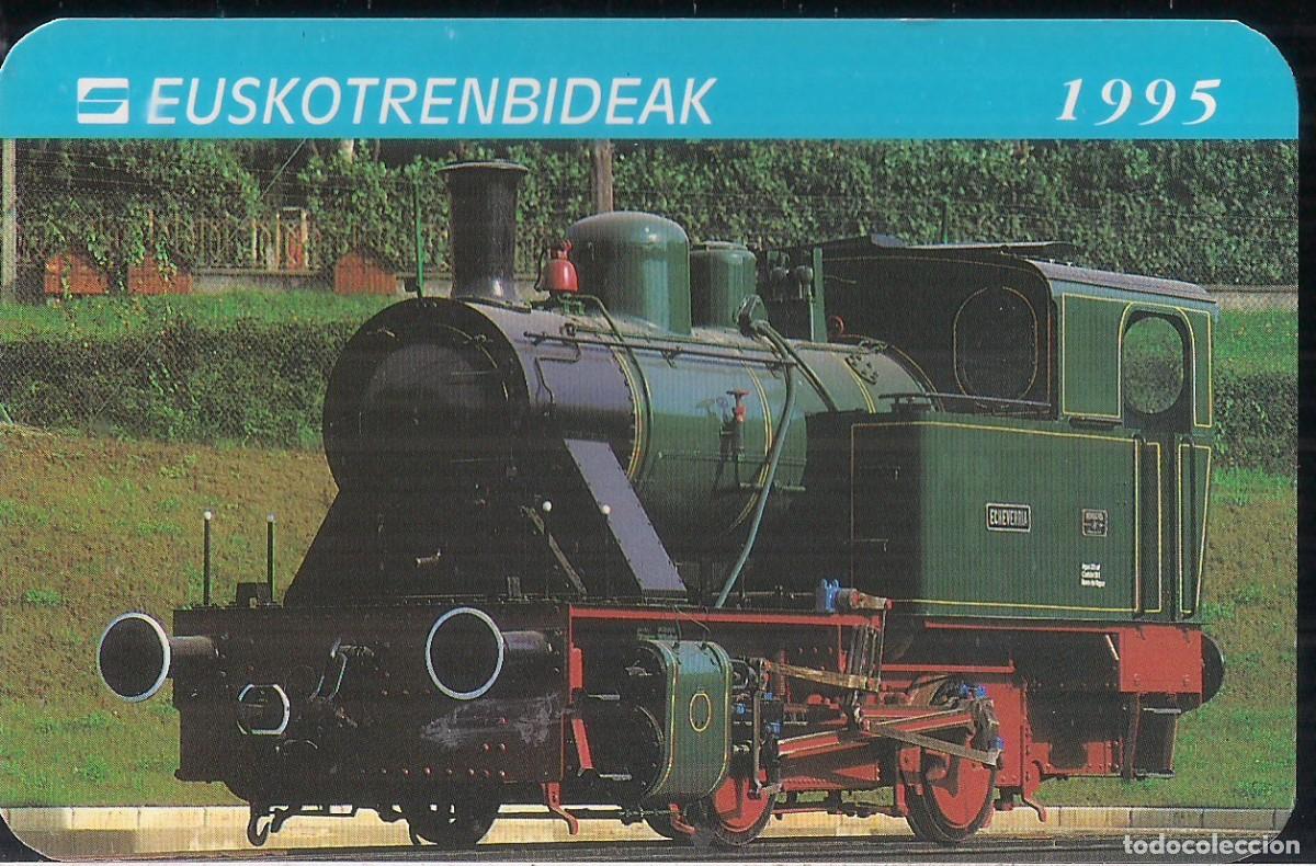 Coleccionismo calendarios: CALENDARIO BOLSILLO 1995 EUSKOTRENBIDEAK - Foto 1
