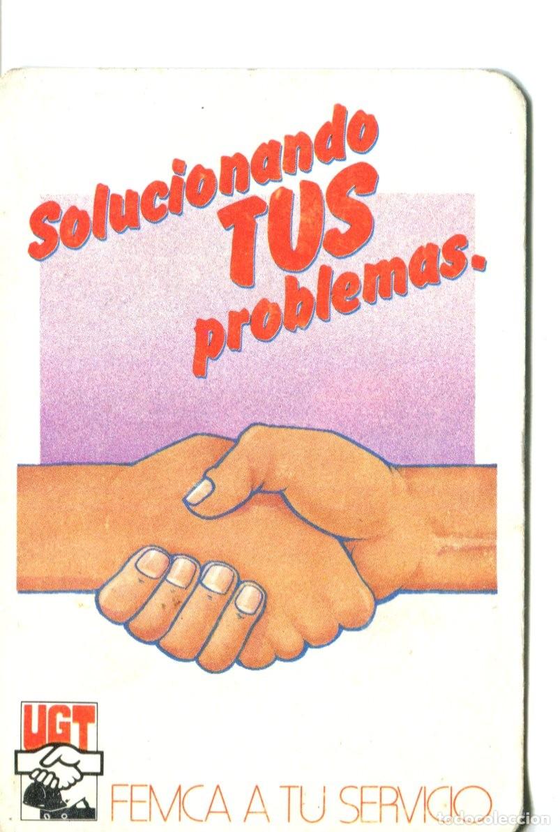 Collectionnisme Calendriers: CALENDARIO POL&Iacute;TICO. SINDICATO.UGT FEMCA A&Ntilde;O 1987