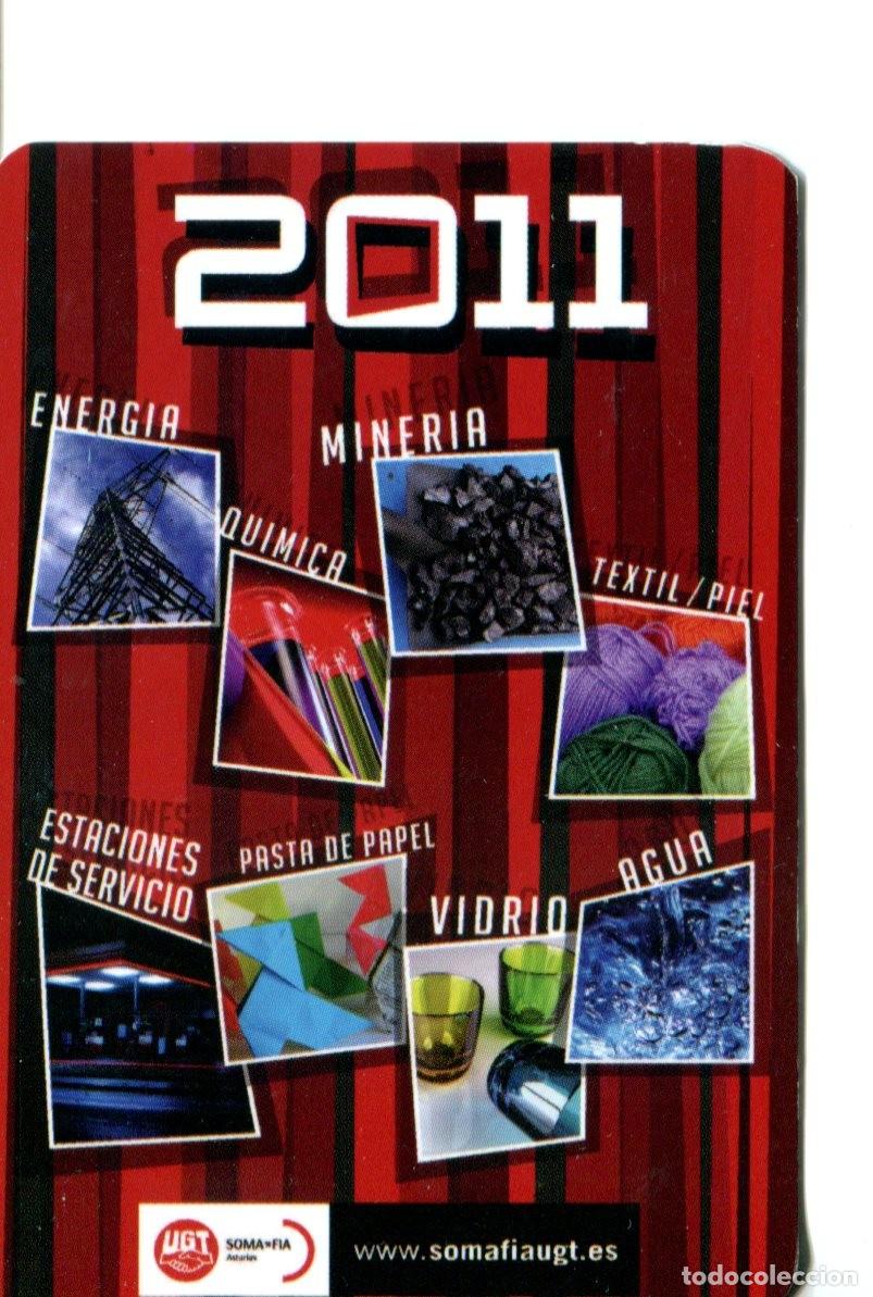 Collectables Calendars: CALENDARIO POL&Iacute;TICO. SINDICATO. UGT ASTURIAS A&Ntilde;O 2011