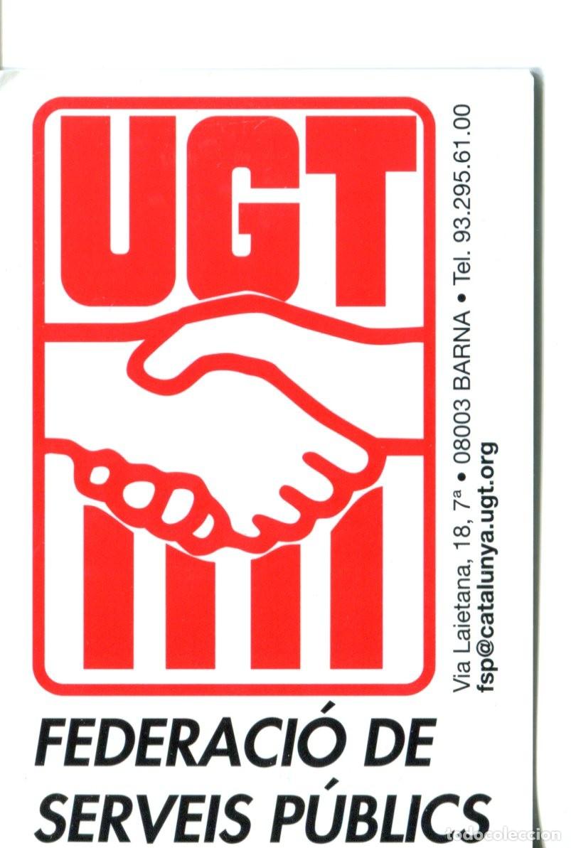 Collectables Calendars: CALENDARIO POL&Iacute;TICO. SINDICATO. UGT BARCELONA A&Ntilde;O 2001