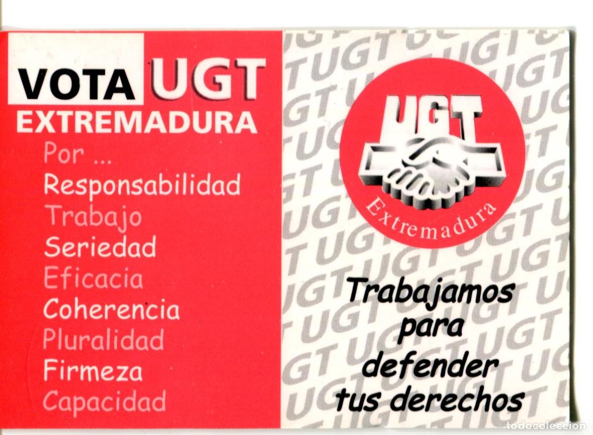Collectables Calendars: CALENDARIO POL&Iacute;TICO. SINDICATO. UGT EXTREMADURA A&Ntilde;O 2003
