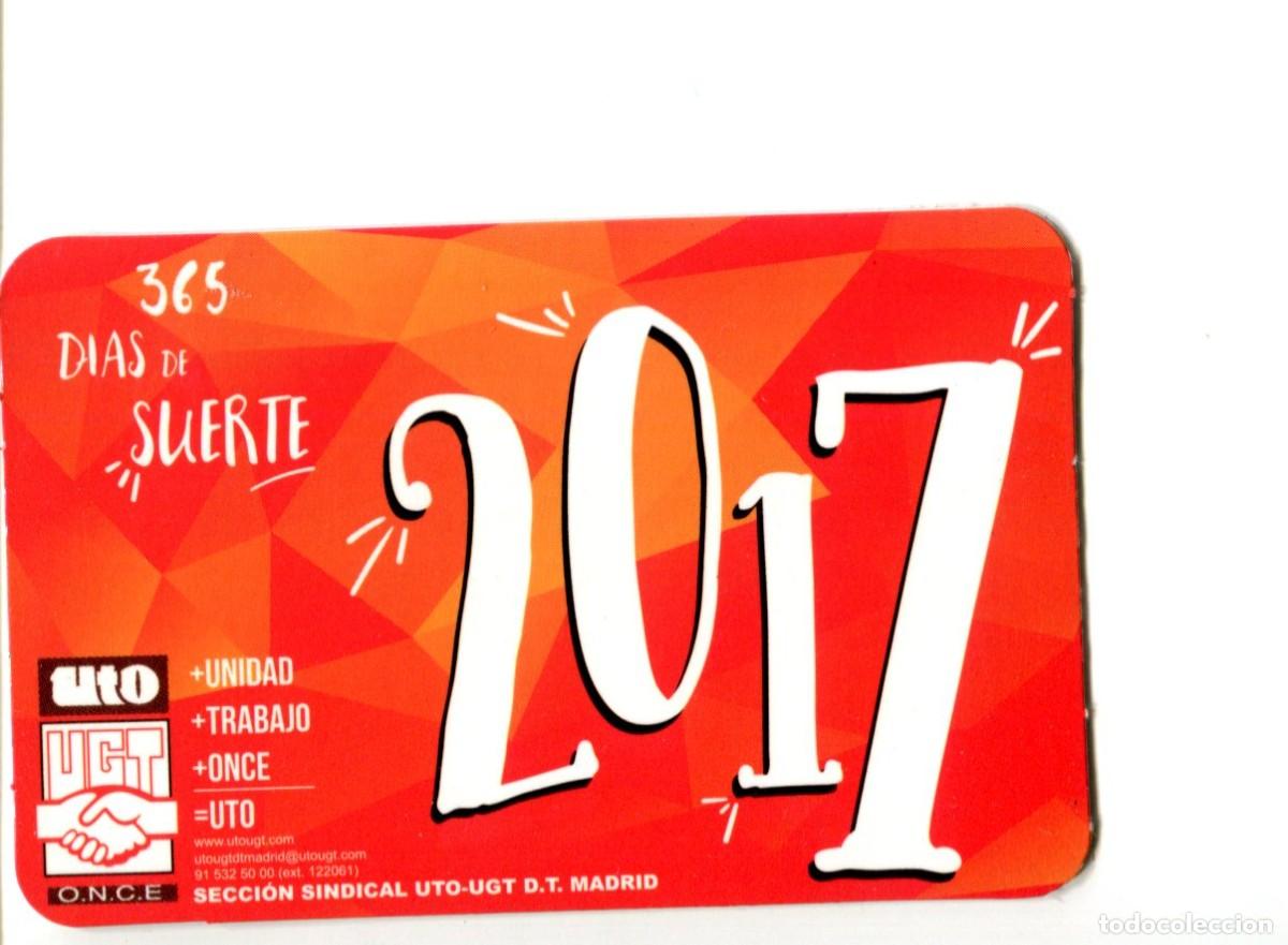 Collectables Calendars: CALENDARIO POL&Iacute;TICO. SINDICATO. UGT ONCE MADRID A&Ntilde;O 2017