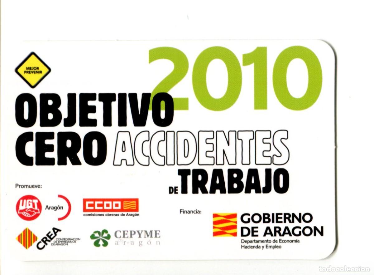 Collectables Calendars: CALENDARIO POL&Iacute;TICO. SINDICATO. UGT CCOO GOBIERNO DE ARAGON A&Ntilde;O 2010