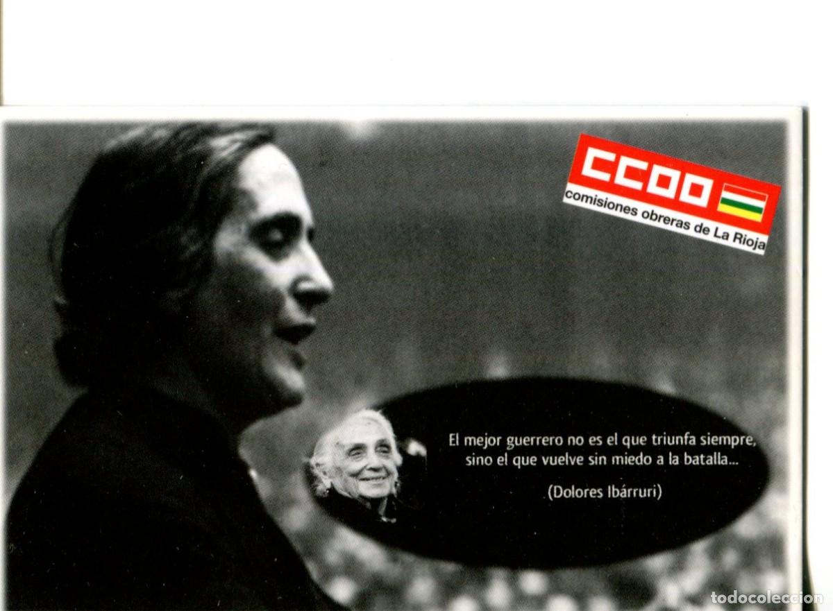 Collectables Calendars: CALENDARIO POL&Iacute;TICO. SINDICATO. CCOO LA RIOJA A&Ntilde;O 2014 - DOLORES IBARRURI