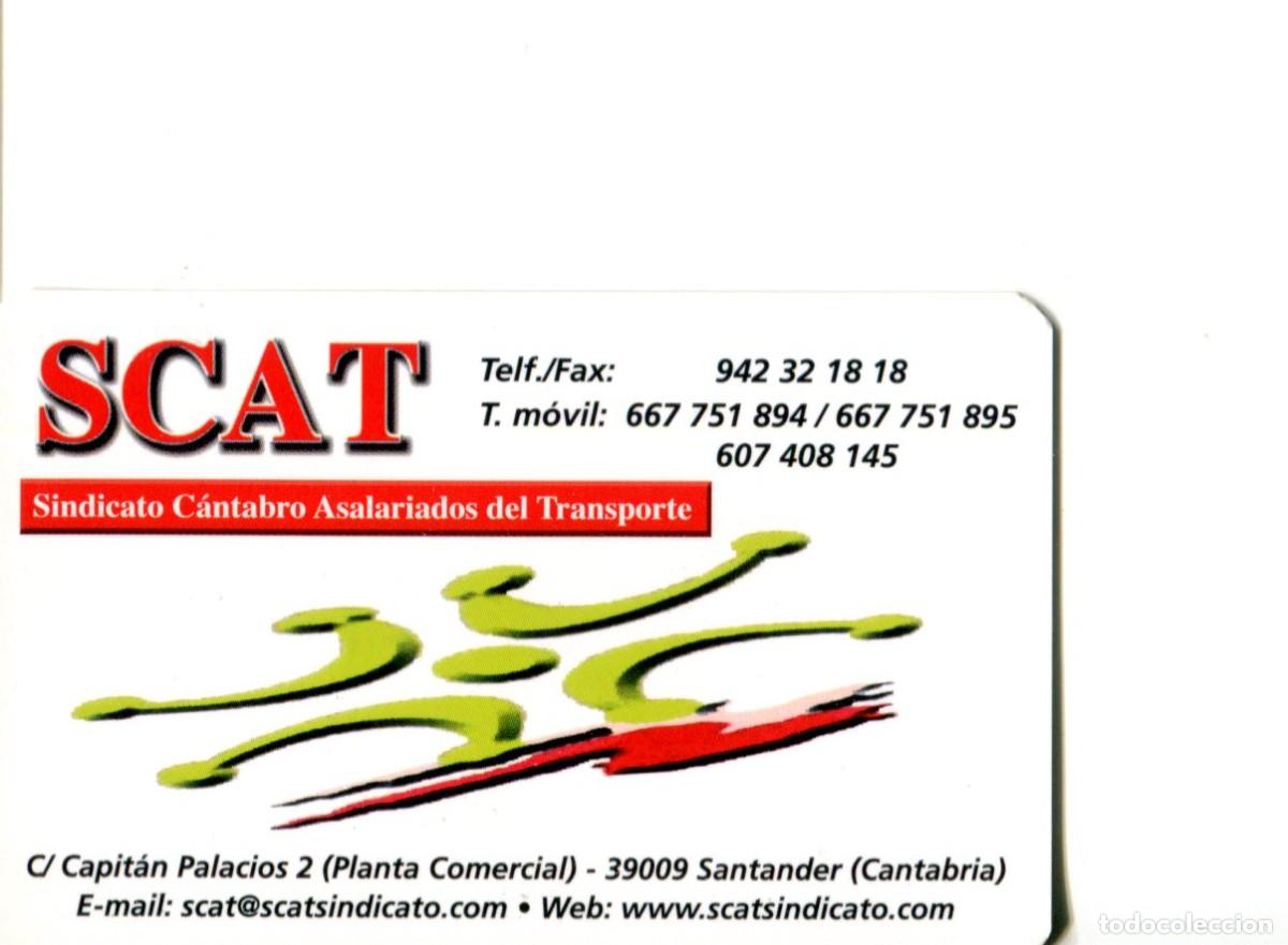Coleccionismo calendarios: CALENDARIO A&Ntilde;O 2017 - SCAT - SINDICATO C&Aacute;NTABRO ASALARIADOS DEL TRANSPORTE SANTANDER
