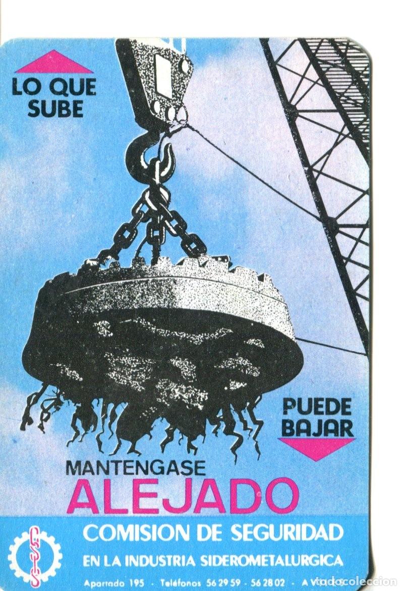 Coleccionismo calendarios: CALENDARIO COMISI&Oacute;N DE SEGURIDAD EN LA INDUSTRIA SIDEROMETAL&Uacute;RGICA A&Ntilde;O 1976 NO FOURNIER