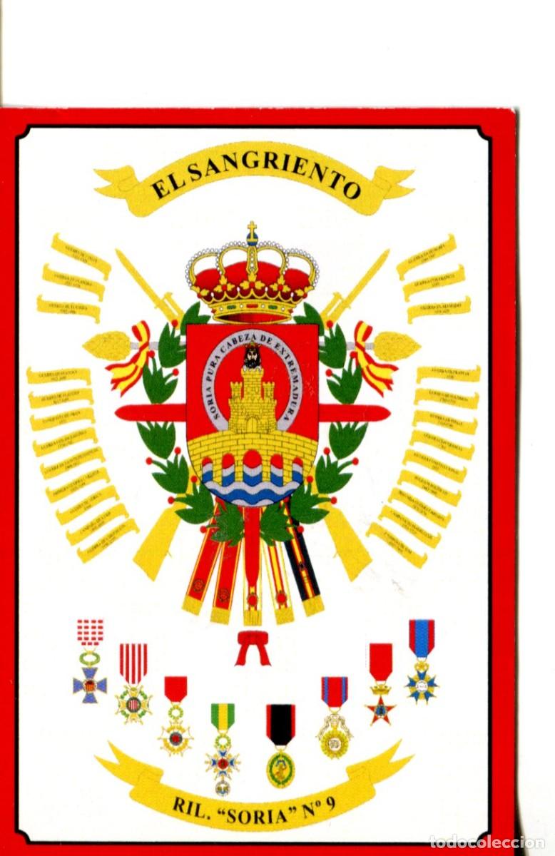 Colecionismo Calend&aacute;rios: CALENDARIO MILITAR - EJ&Eacute;RCITO - EL SANGRIENTO - RIL. SORIA N&ordm; 9 - 2015