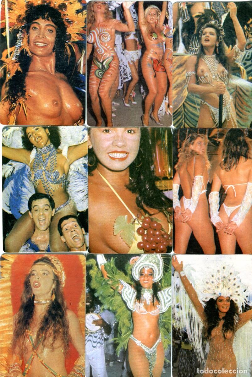 Coleccionismo calendarios: 12 calendarios portugueses del carnaval carioca 1990