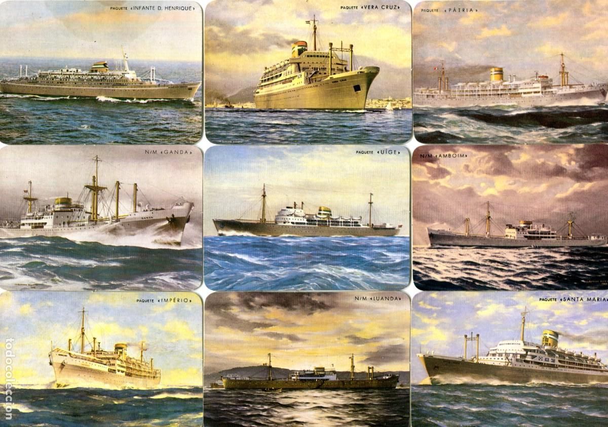 Collectionnisme Calendriers: 10 CALENDARIOS PORTUGUESES DE PINTURA DE BARCOS A&Ntilde;O 1986