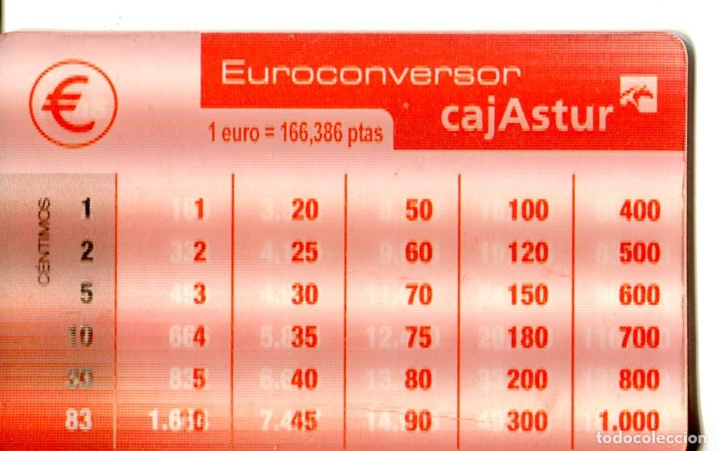 Coleccionismo calendarios: CALENDARIO DE BANCOS Y CAJAS. CAJASTUR. HOLOGRAFICO. EUROCONVERSOR. A&Ntilde;O 2002. VER FOTOS