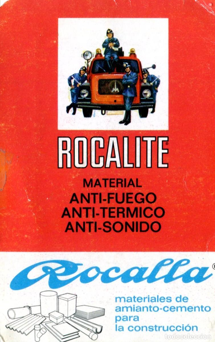 Coleccionismo calendarios: CALENDARIO A&Ntilde;O 1970. ROCALITE ROCALLA. MATERIAL ANTI FUEGO T&Eacute;RMICO SONIDO- BOMBEROS