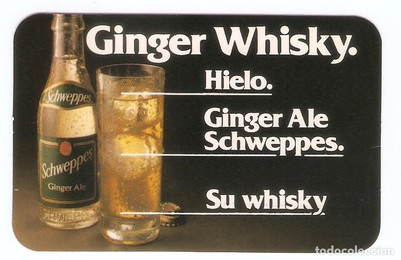 Coleccionismo Calendarios: CALENDARIO DE BOLSILLO PUBLICITARIO A&Ntilde;O 1980 BEBIDAS - GINGER WHISKY - VER FOTO REVERSO