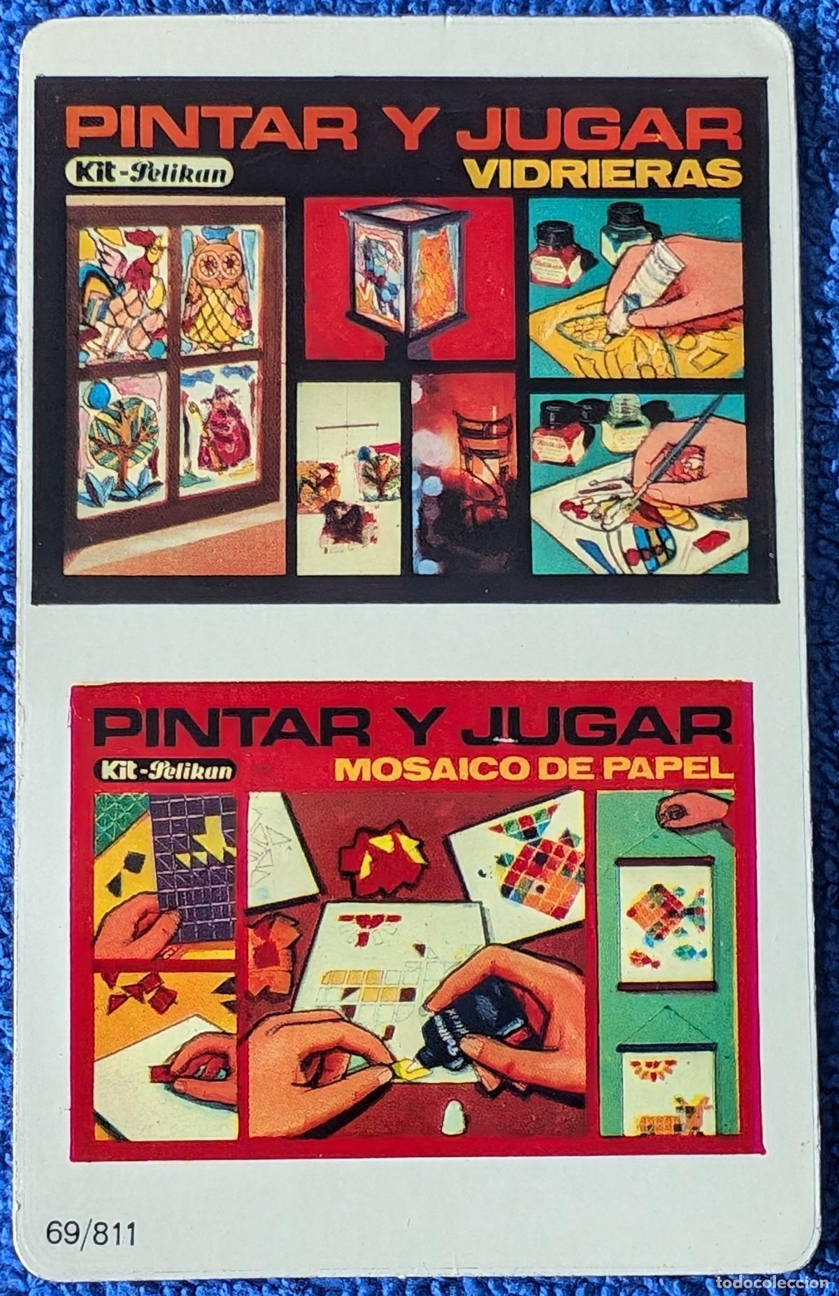 Coleccionismo Calendarios: Calendarui de bolsillo - Juegos educativos para pintar y jugar - Pelikan (1977)