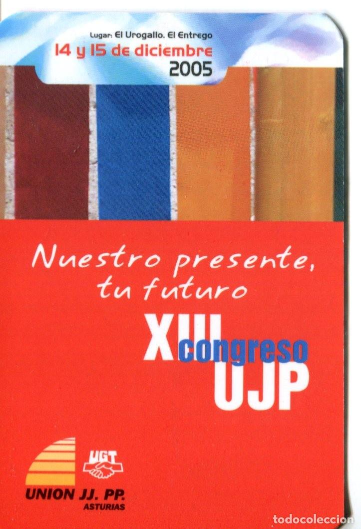 Coleccionismo calendarios: Calendario bolsillo - SINDICATO UGT - UNI&Oacute;N JJ. PP. ASTURIAS XIII CONGRESO UJP - A&ntilde;o 2006
