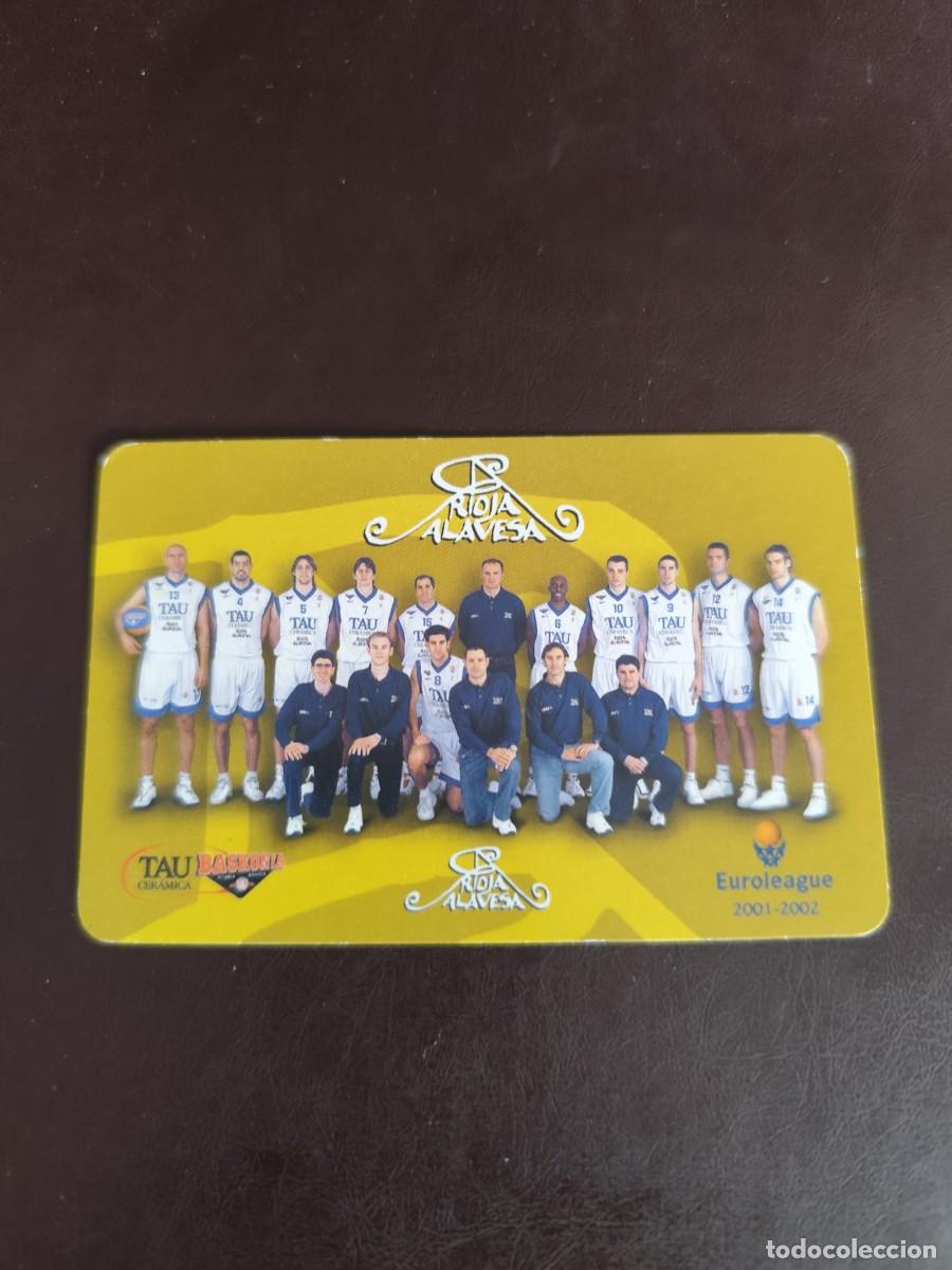 Coleccionismo calendarios: 589 Calendario Fournier Tau Baskonia 2002