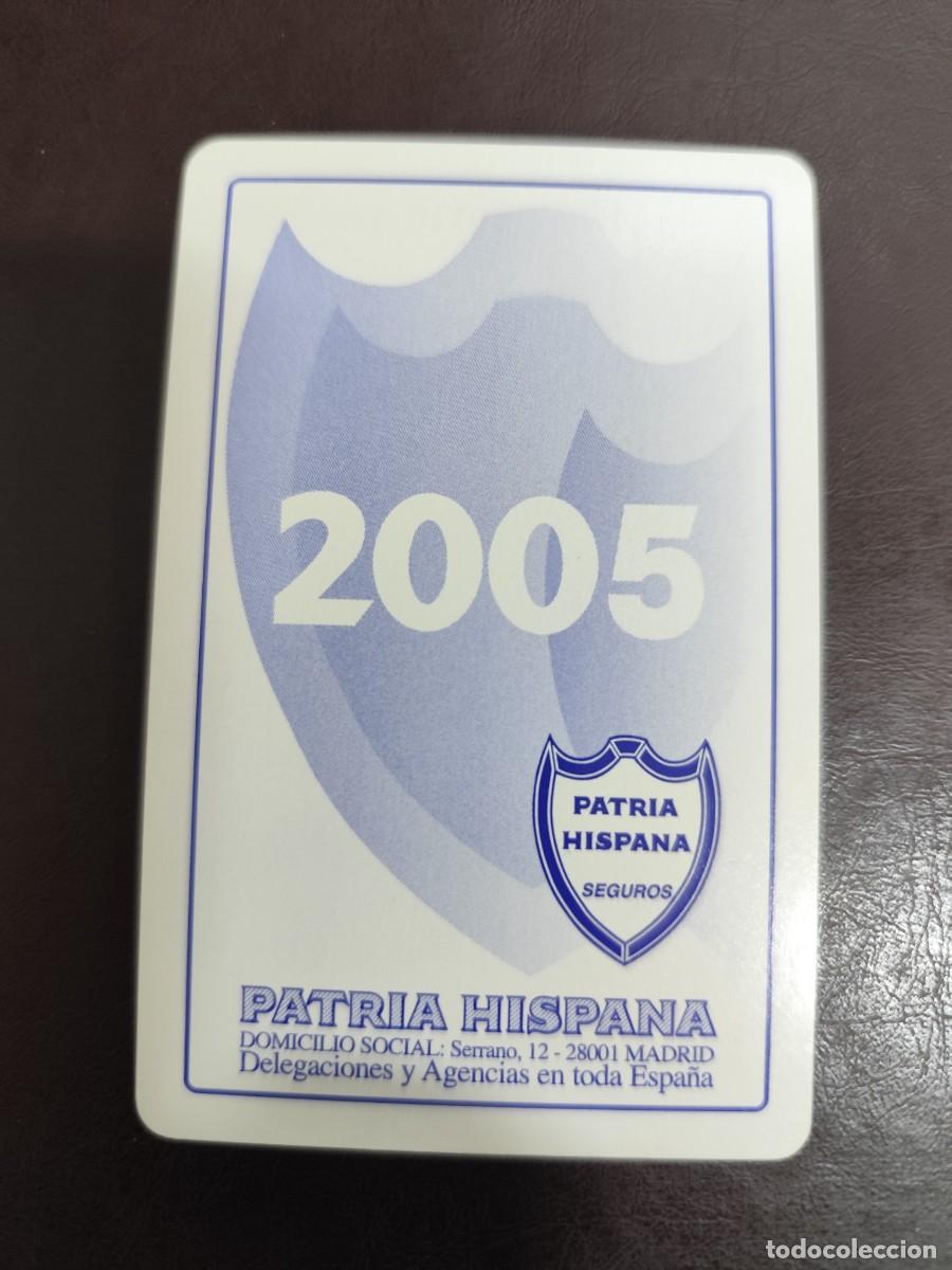 Colecionismo Calend&aacute;rios: 625 Calendario Fournier Patria Hispana Seguros 2005
