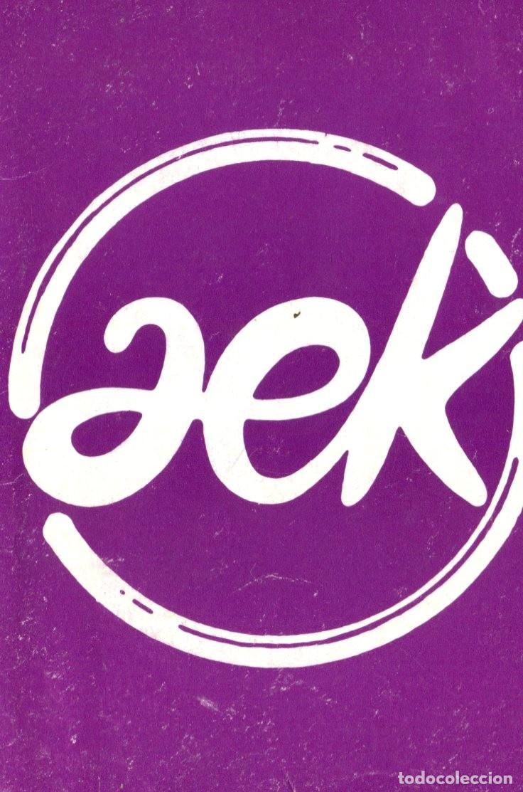 Collectionnisme Calendriers: CALENDARIO POLITICO VASCO. AEK (ENSE&Ntilde;ANZA EUSKERA) 1989