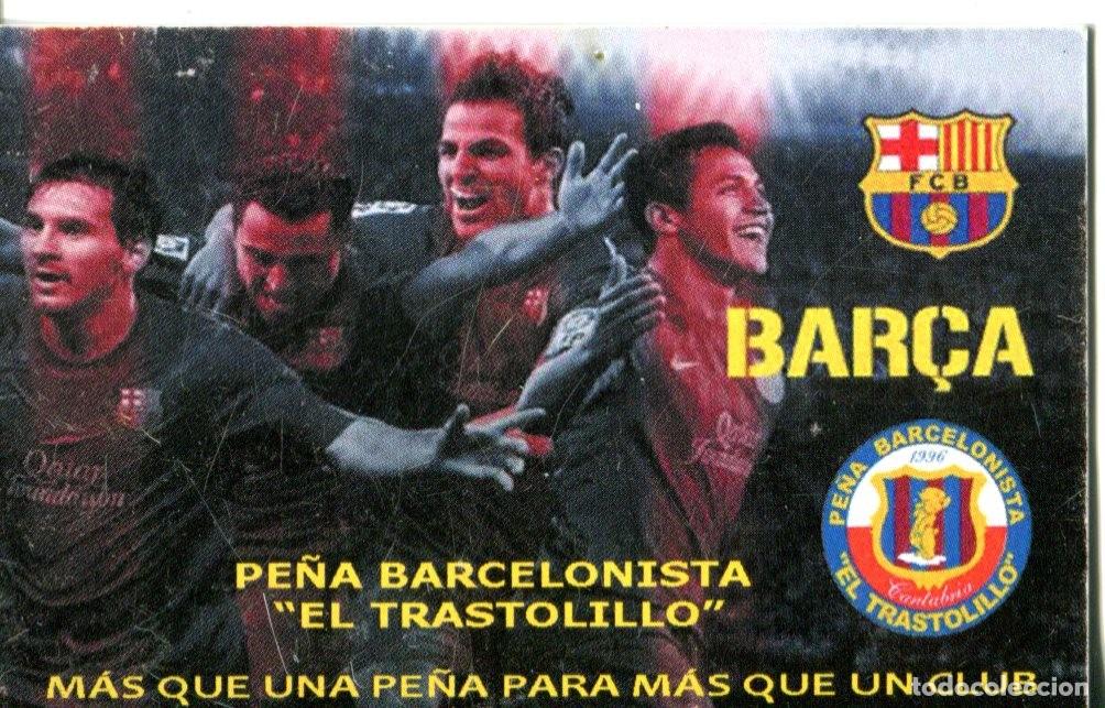 Coleccionismo calendarios: CALENDARIO PUBLICITARIO. F&Uacute;TBOL. BARCELONA. PE&Ntilde;A BARCELONISTA EL TRASTOLILLO. SANTANDER. A&Ntilde;O 2013