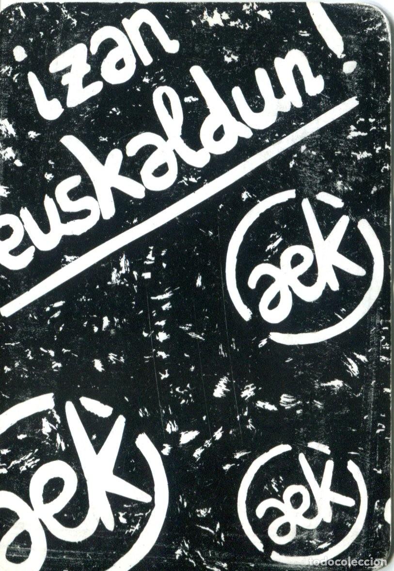 Collezionismo Calendari: CALENDARIO POLITICO VASCO. AEK (A FAVOR EUSKERA - AEK ORTUELLAKO). 1990