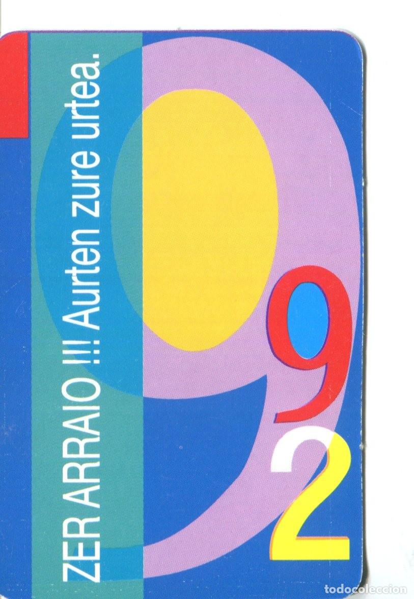 Collezionismo Calendari: CALENDARIO BOLSILLO POLITICO VASCO 1992 (EUSKERA - UDAL EUSKALTEGIAK )